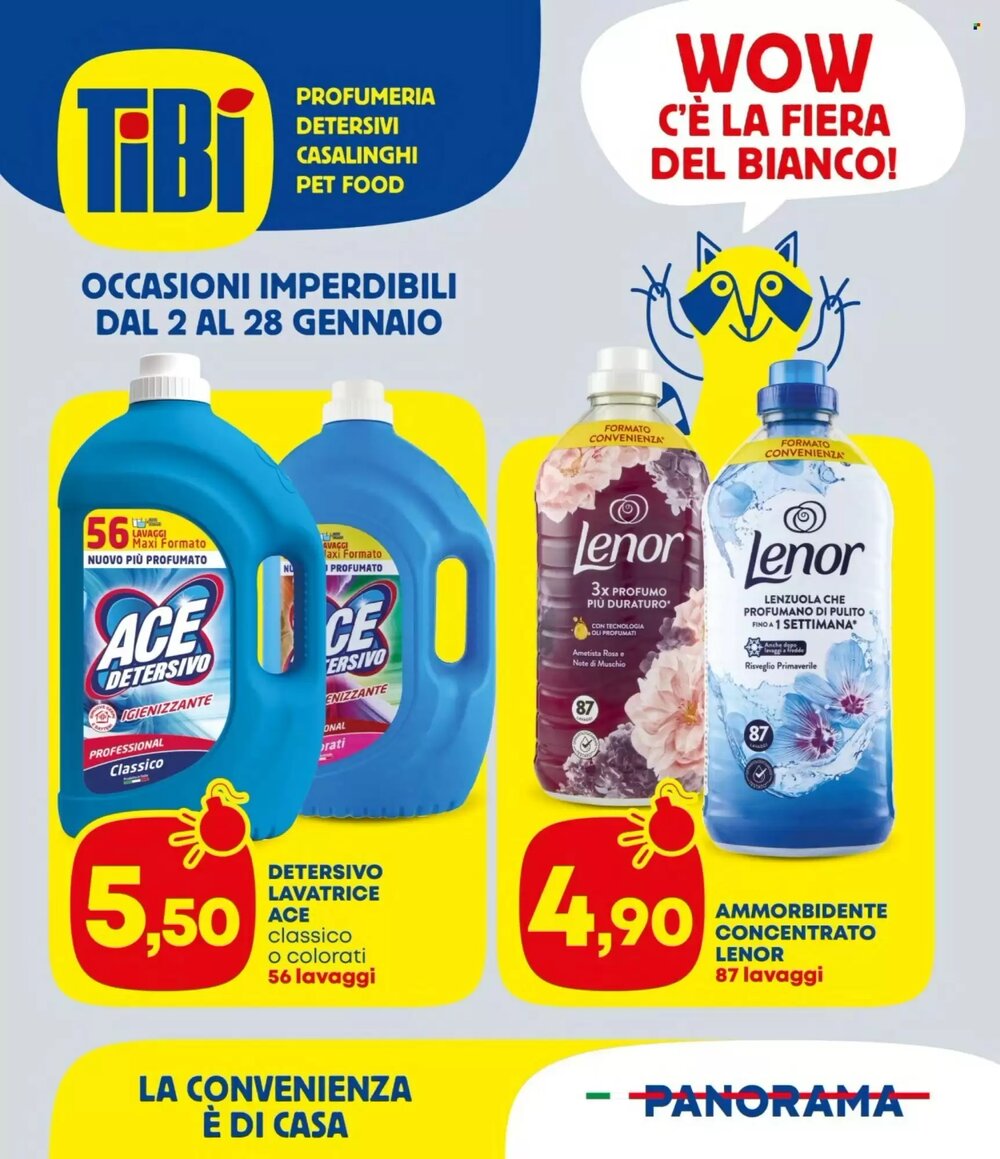 Volantino promozionale Panorama TiBi  valide dal 02/01/2026 - Pagina 1.