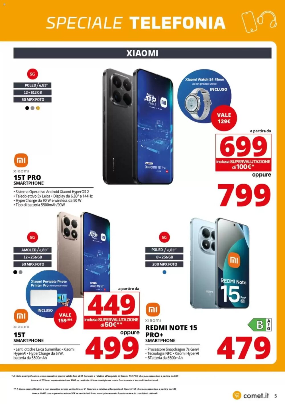 Volantino promozionale Comet  valide dal 02/01/2026 - Pagina 5.