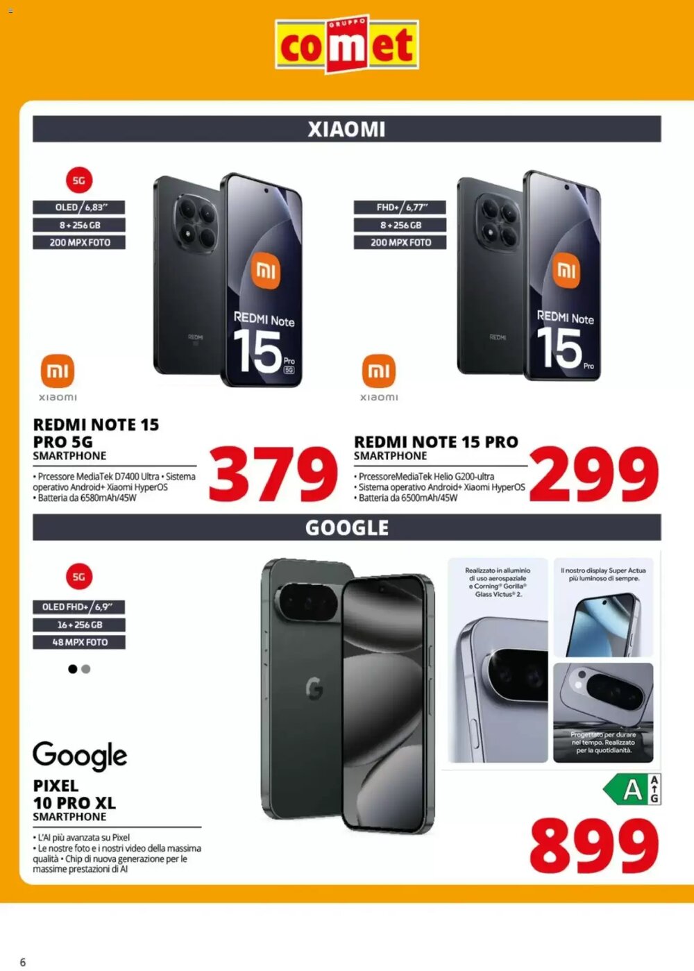 Volantino promozionale Comet  valide dal 02/01/2026 - Pagina 6.