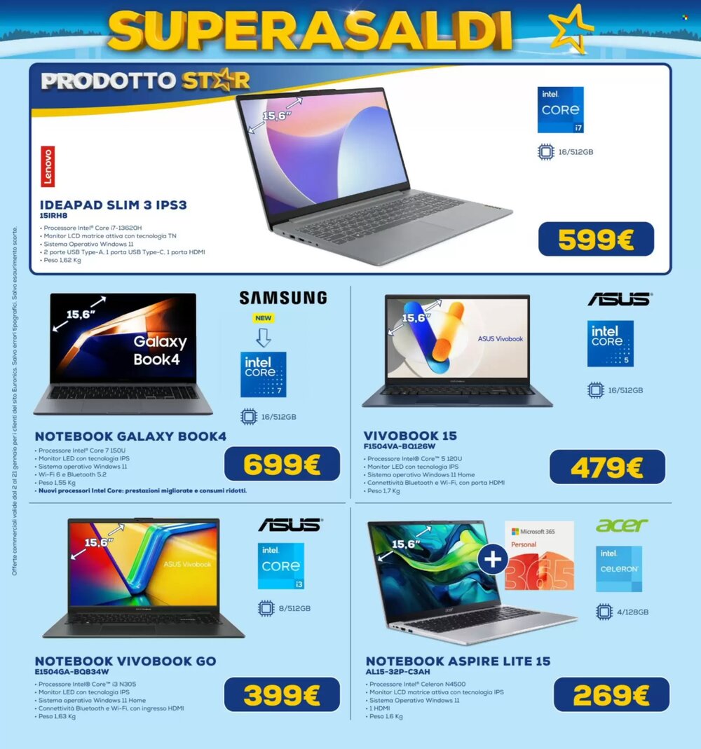 Volantino promozionale Euronics  valide dal 02/01/2026 - Pagina 9.