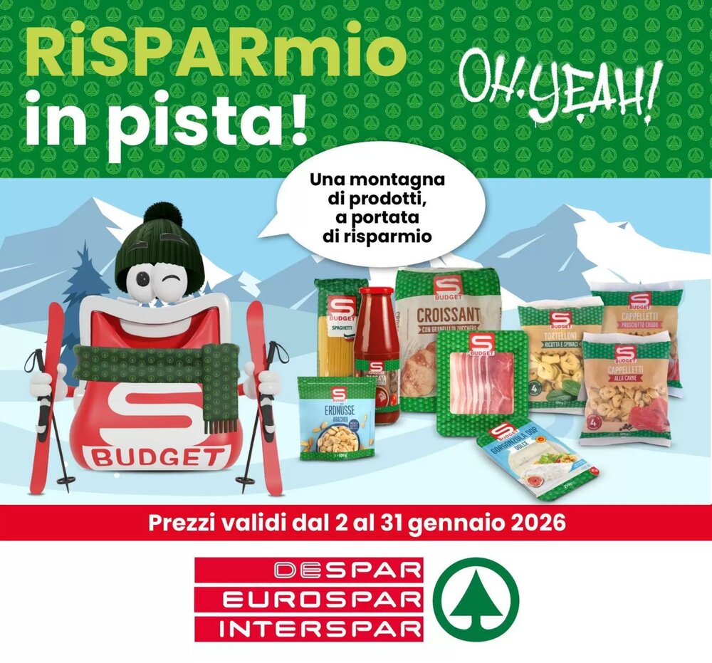 Volantino promozionale Despar  valide dal 02/01/2026 - Pagina 1.