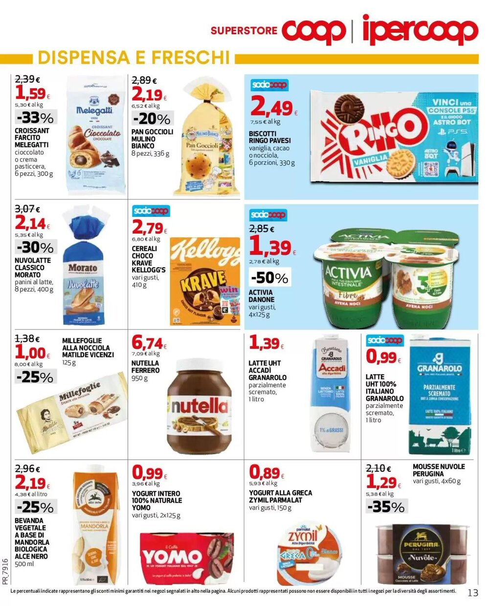 Volantino promozionale Coop Master Alleanza 3.0  valide dal 02/01/2026 - Pagina 13.