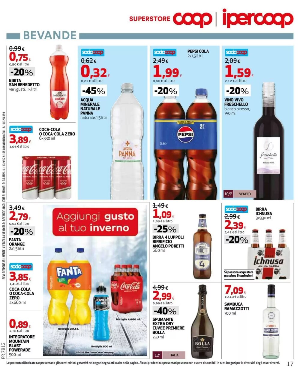 Volantino promozionale Coop Master Alleanza 3.0  valide dal 02/01/2026 - Pagina 17.