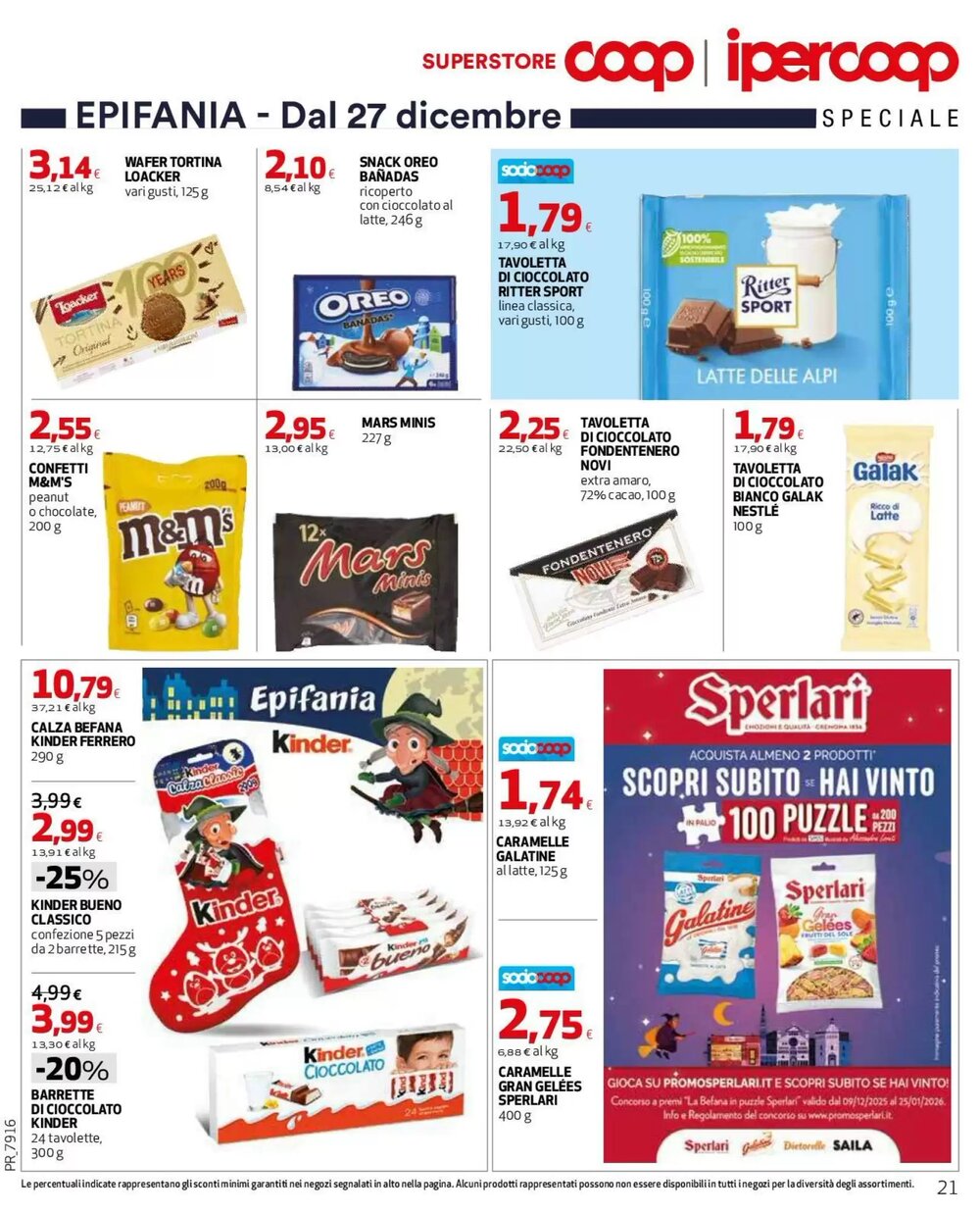 Volantino promozionale Coop Master Alleanza 3.0  valide dal 02/01/2026 - Pagina 21.