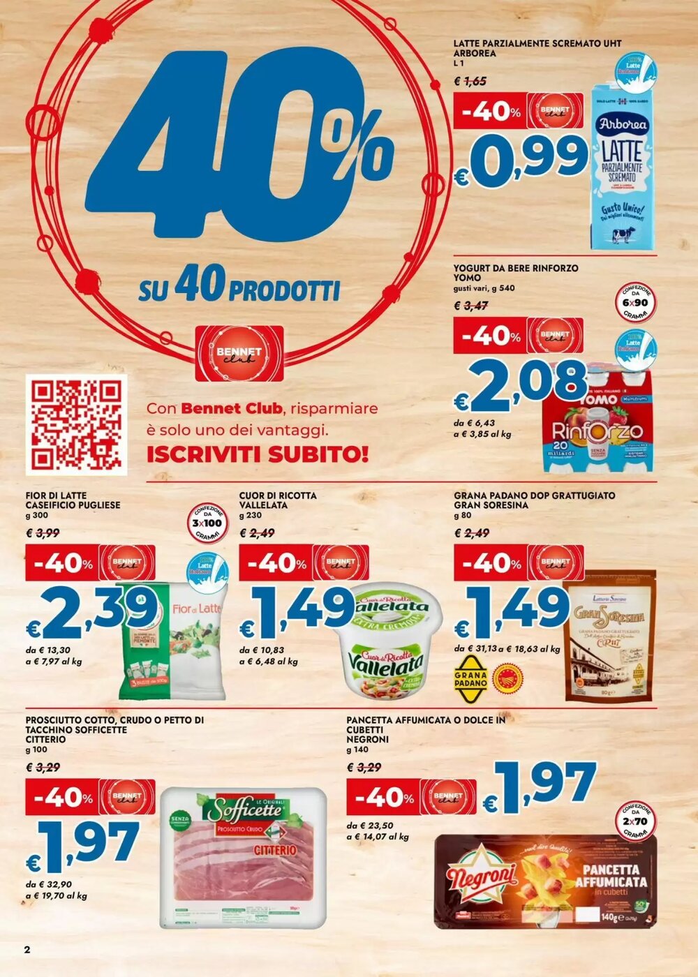 Volantino promozionale Bennet  valide dal 02/01/2026 - Pagina 2.