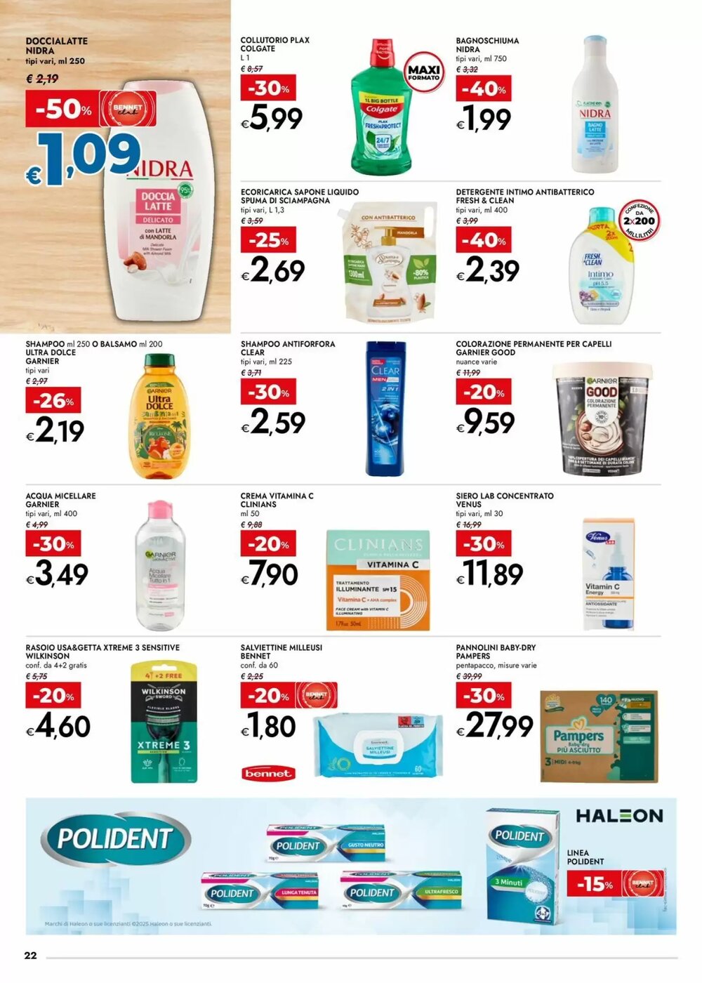 Volantino promozionale Bennet  valide dal 02/01/2026 - Pagina 22.