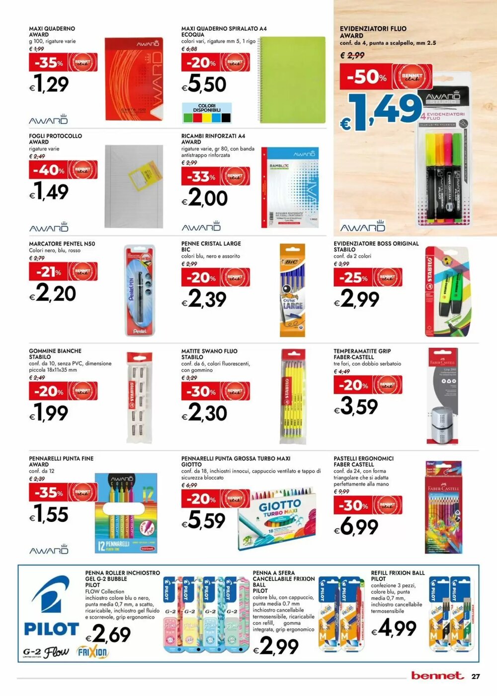 Volantino promozionale Bennet  valide dal 02/01/2026 - Pagina 27.