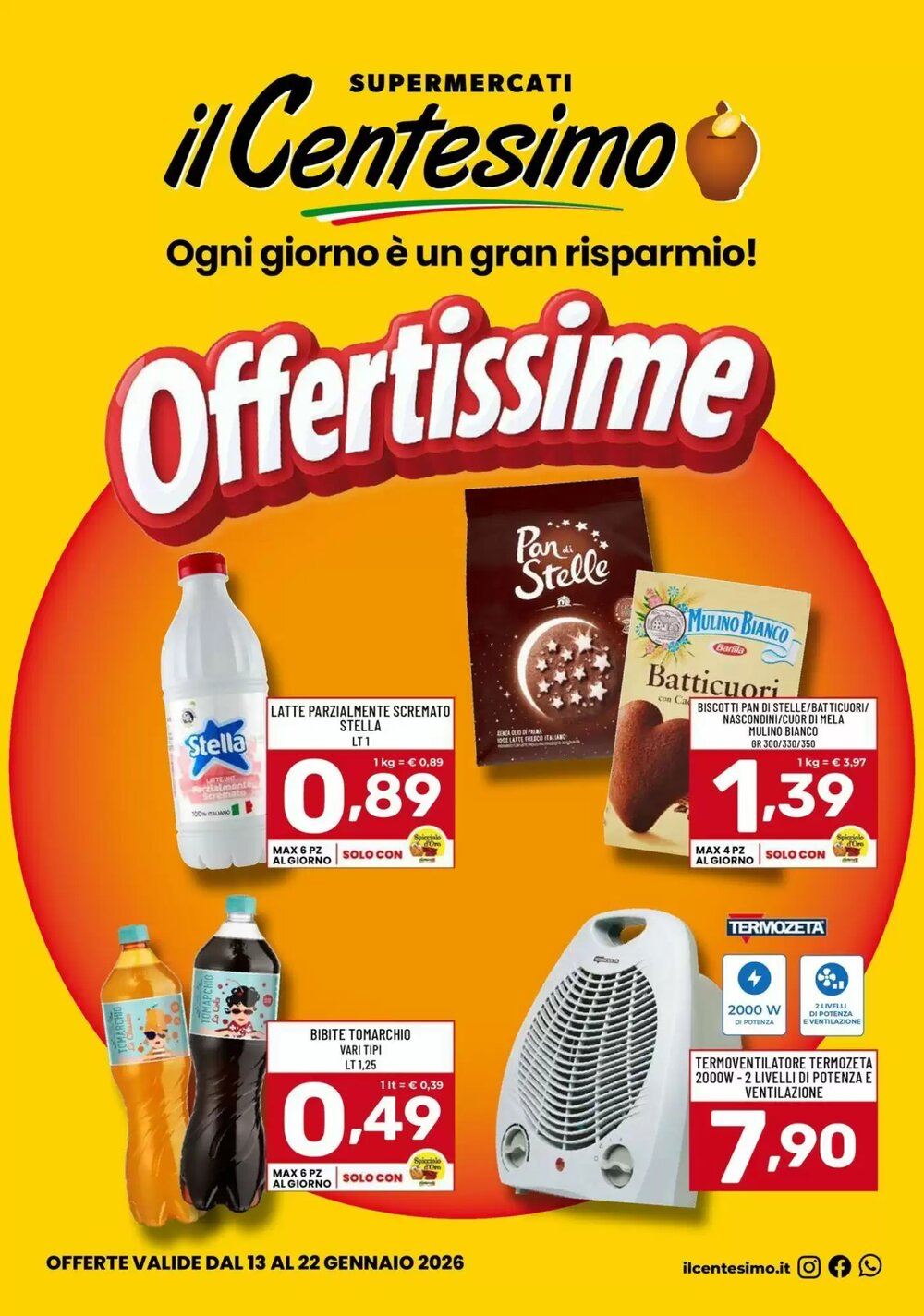Volantino promozionale Il Centesimo  valide dal 02/01/2026 - Pagina 1.