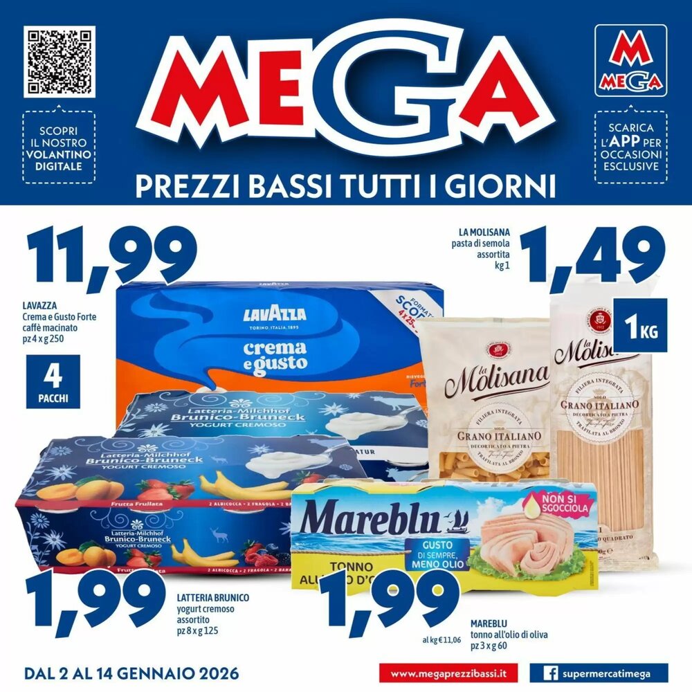 Volantino promozionale MEGA  valide dal 02/01/2026 - Pagina 1.