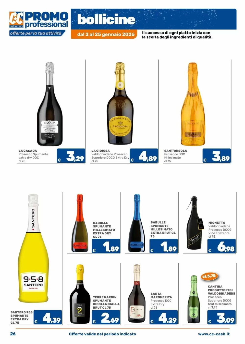 Volantino promozionale Italmark  valide dal 02/01/2026 - Pagina 26.