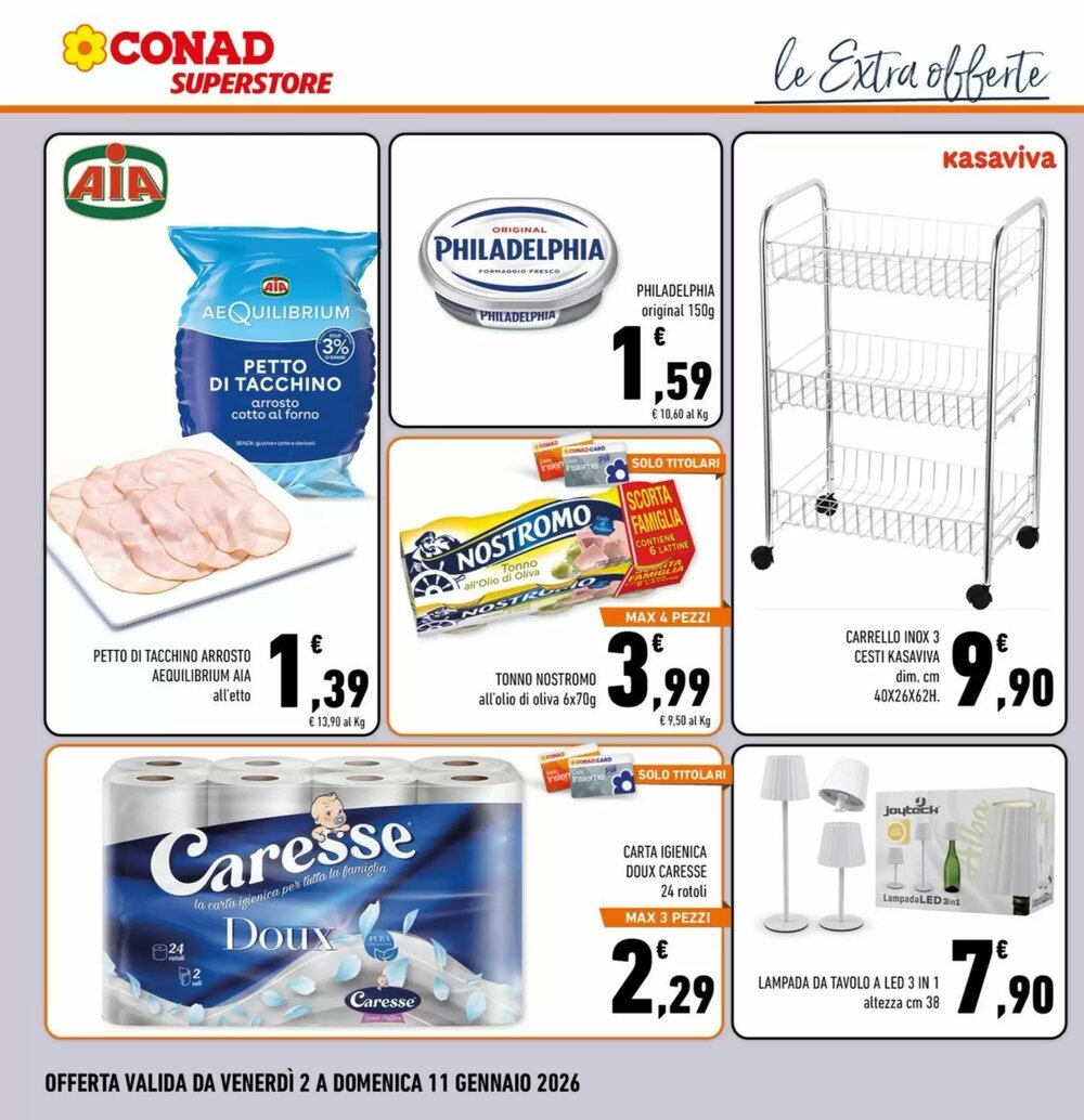 Volantino promozionale Conad Superstore  valide dal 02/01/2026 - Pagina 2.