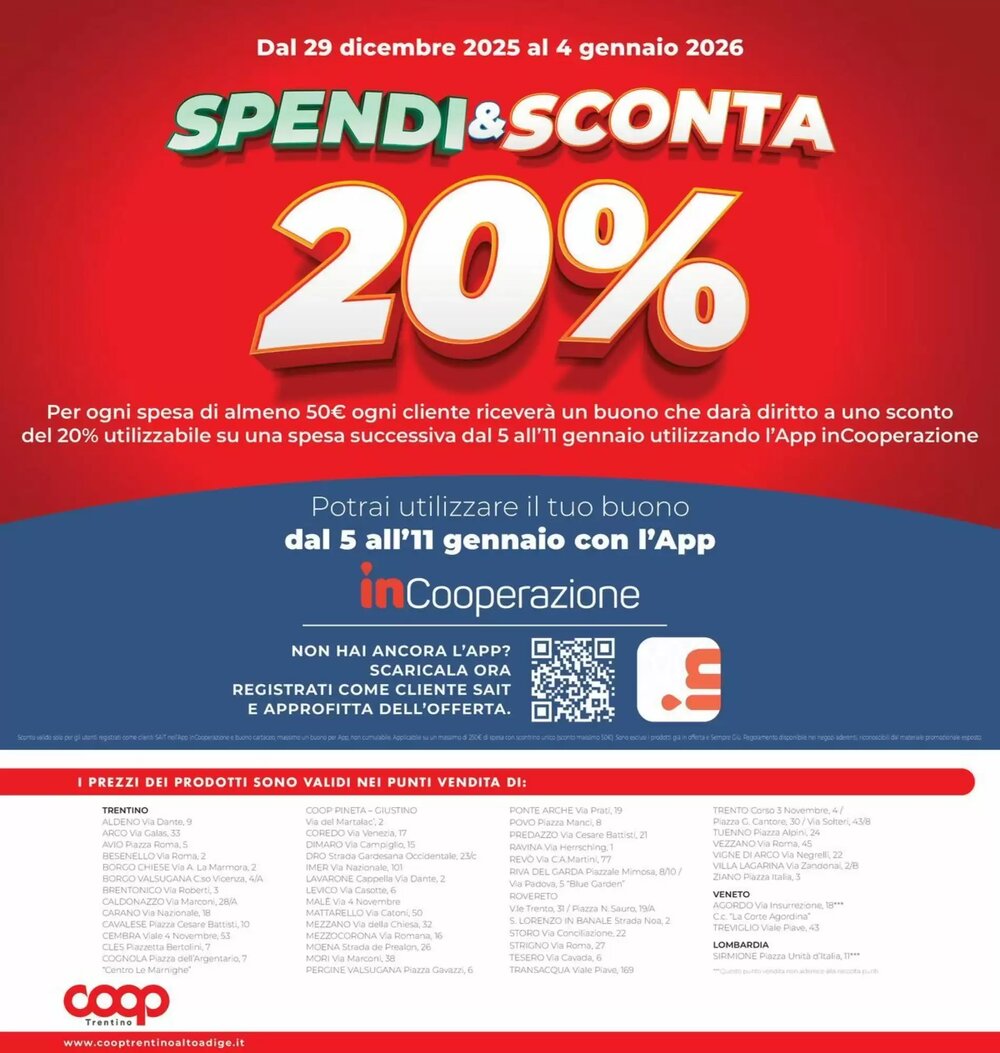 Volantino promozionale Coop  valide dal 02/01/2026 - Pagina 20.