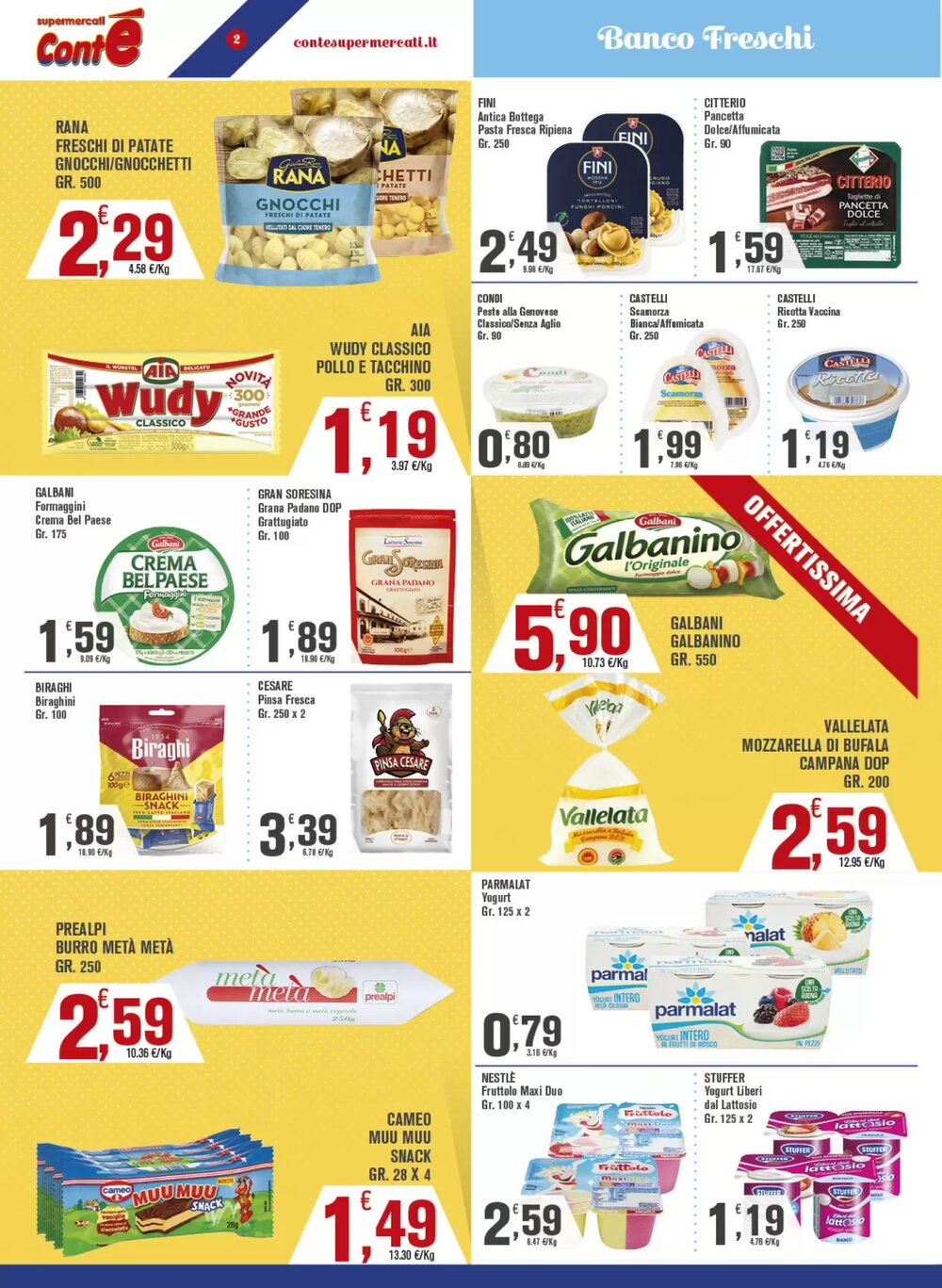 Volantino promozionale Conté Supermercati  valide dal 02/01/2026 - Pagina 2.