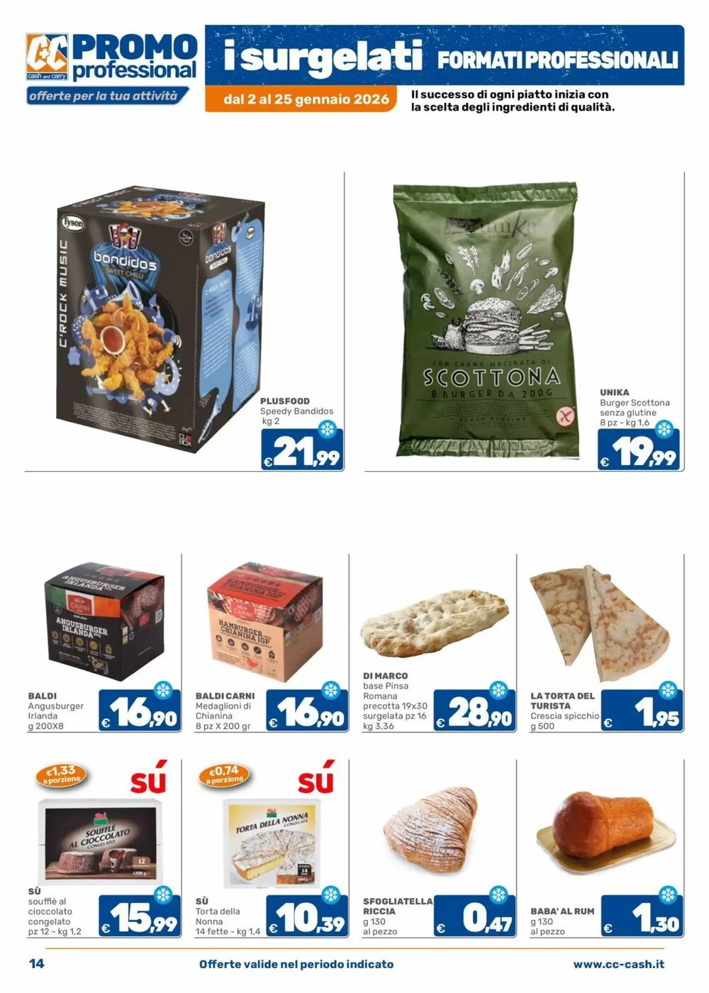 Volantino promozionale C+C Cash and Carry valide dal 02/01/2026 - Pagina 14.