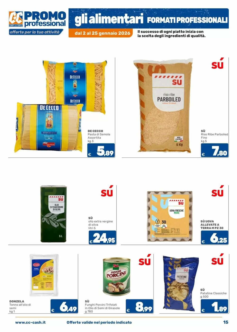 Volantino promozionale C+C Cash and Carry valide dal 02/01/2026 - Pagina 15.