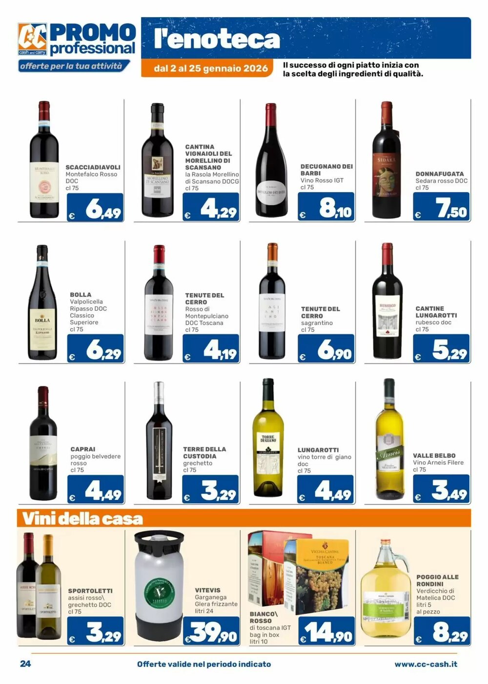 Volantino promozionale C+C Cash and Carry valide dal 02/01/2026 - Pagina 24.