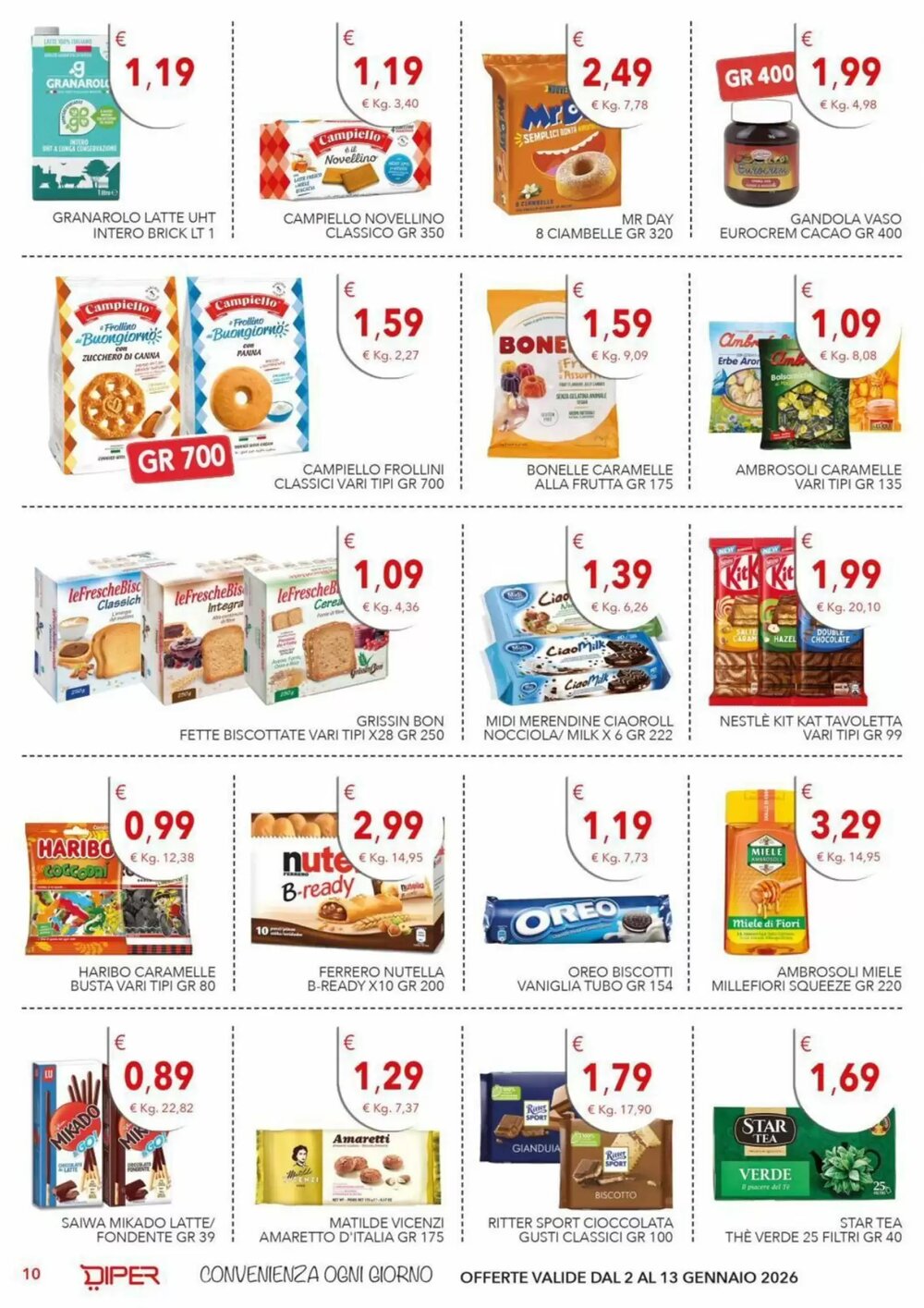 Volantino promozionale Diper  valide dal 02/01/2026 - Pagina 10.