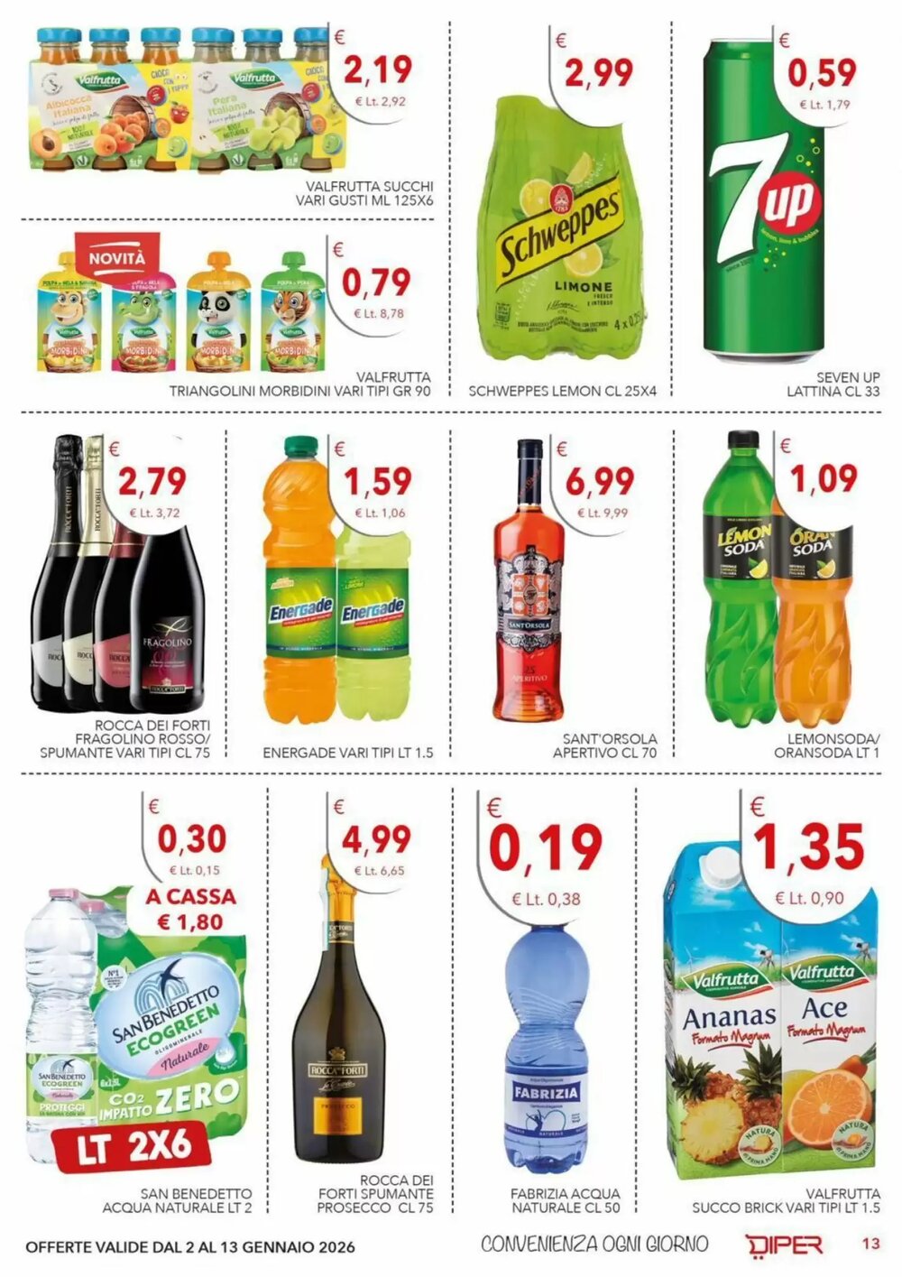 Volantino promozionale Diper  valide dal 02/01/2026 - Pagina 13.