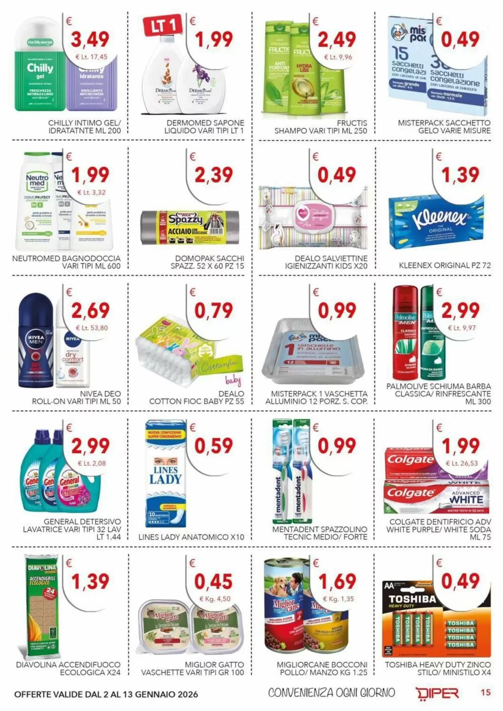 Volantino promozionale Diper  valide dal 02/01/2026 - Pagina 15.