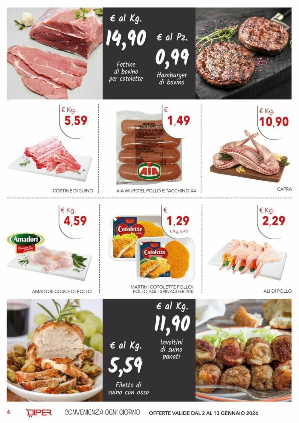 Volantino promozionale Diper  valide dal 02/01/2026 - Pagina 6.
