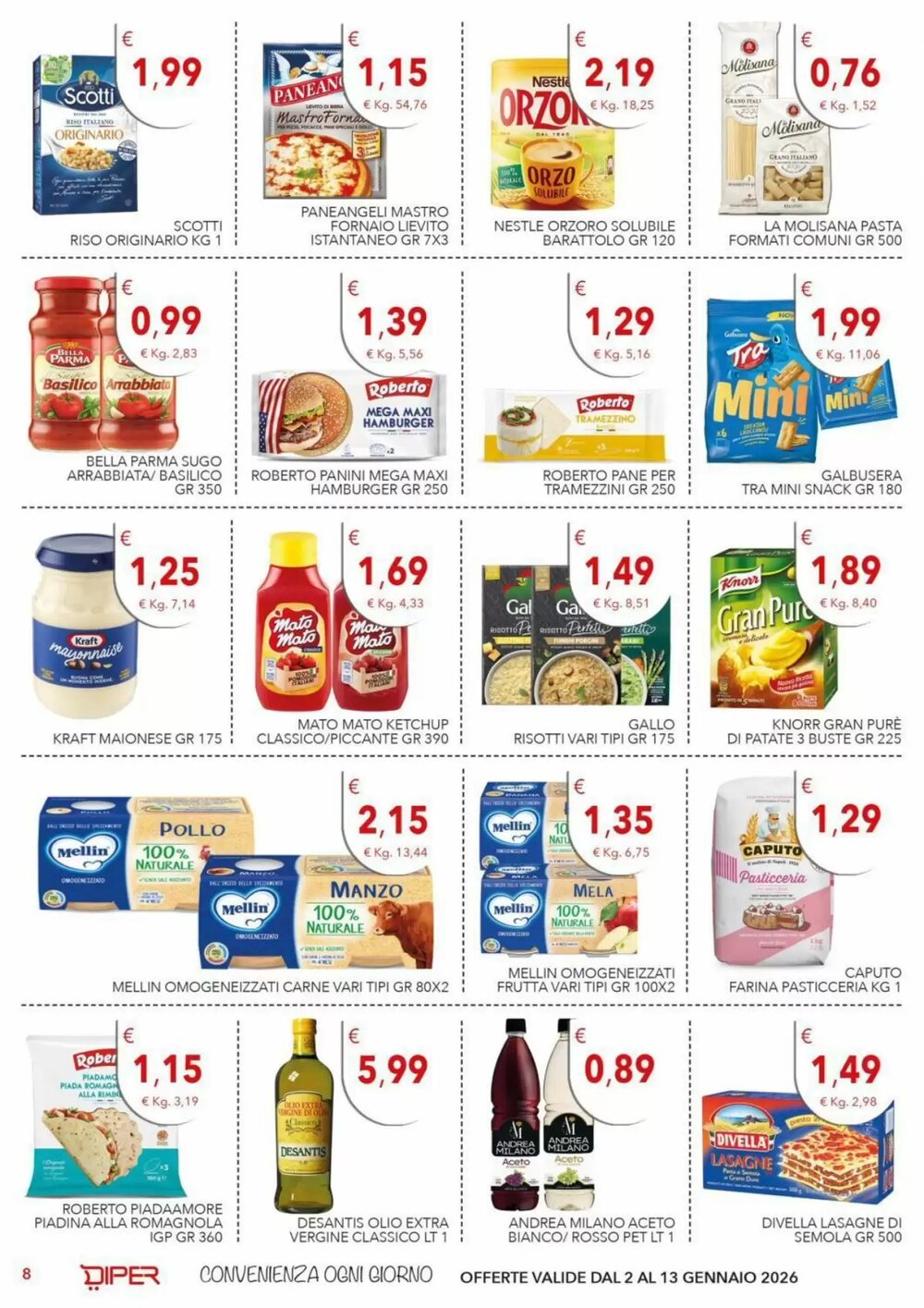 Volantino promozionale Diper  valide dal 02/01/2026 - Pagina 8.