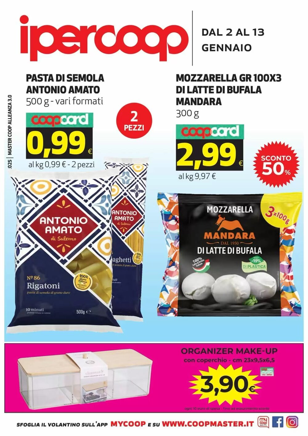 Volantino promozionale Coop Master Alleanza 3.0  valide dal 02/01/2026 - Pagina 1.