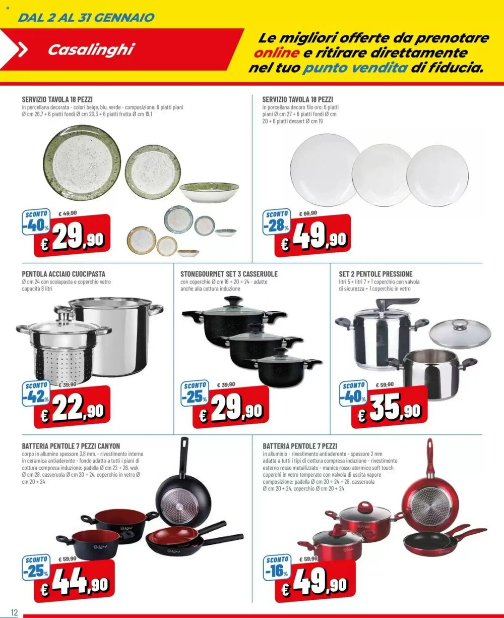 Volantino promozionale A&o  valide dal 02/01/2026 - Pagina 12.