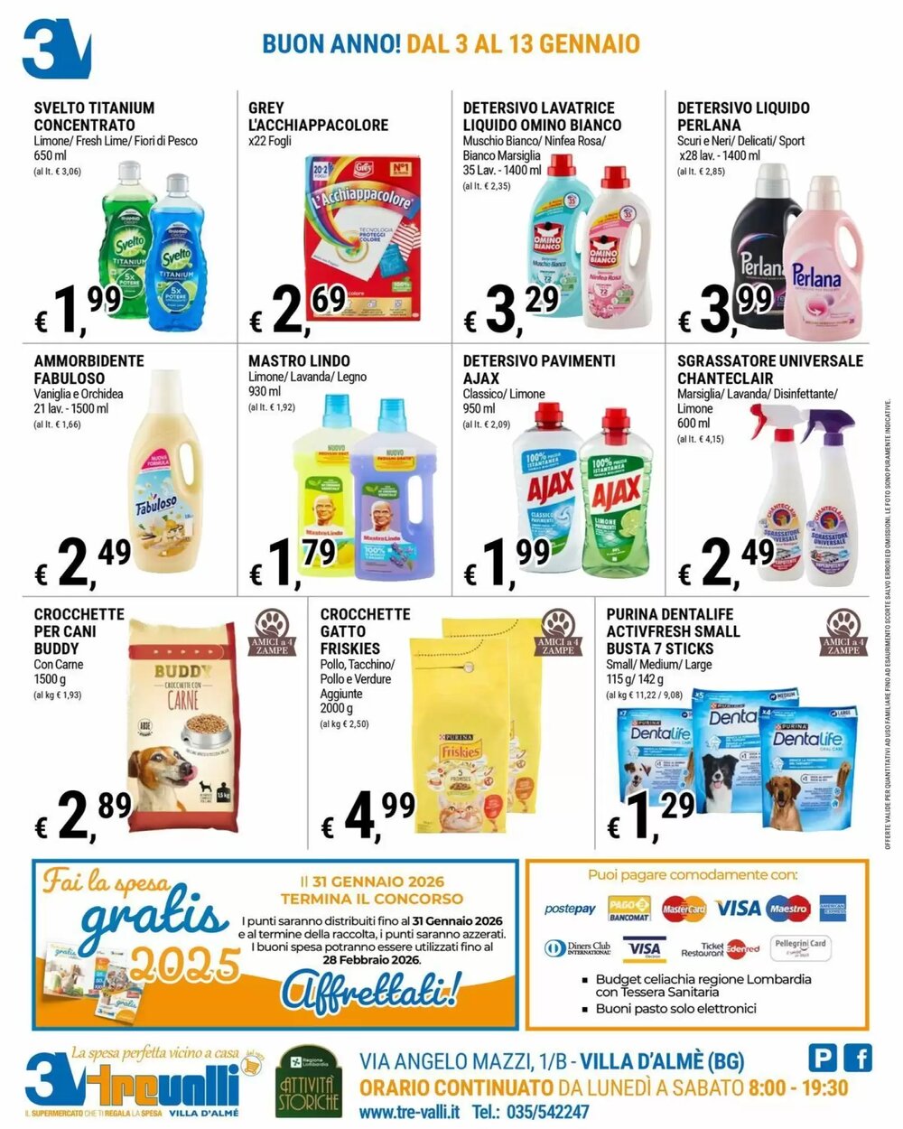 Volantino promozionale Tre Valli Supermercato  valide dal 03/01/2026 - Pagina 12.