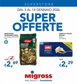 Volantino promozionale Migross Superstore  valide dal 03/01/2026 - Pagina 1.