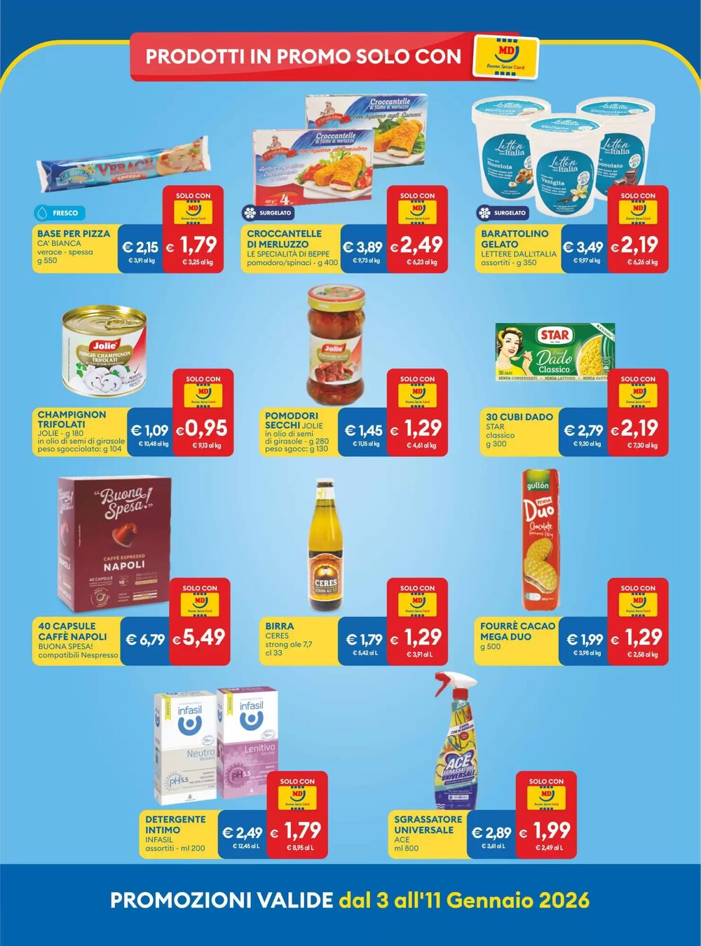 Volantino promozionale MD Discount  valide dal 03/01/2026 - Pagina 11.