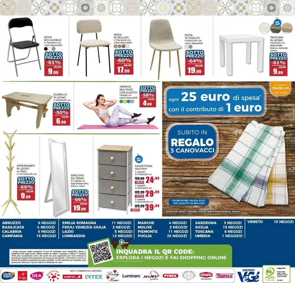 Volantino promozionale Happy Casa  valide dal 03/01/2026 - Pagina 20.