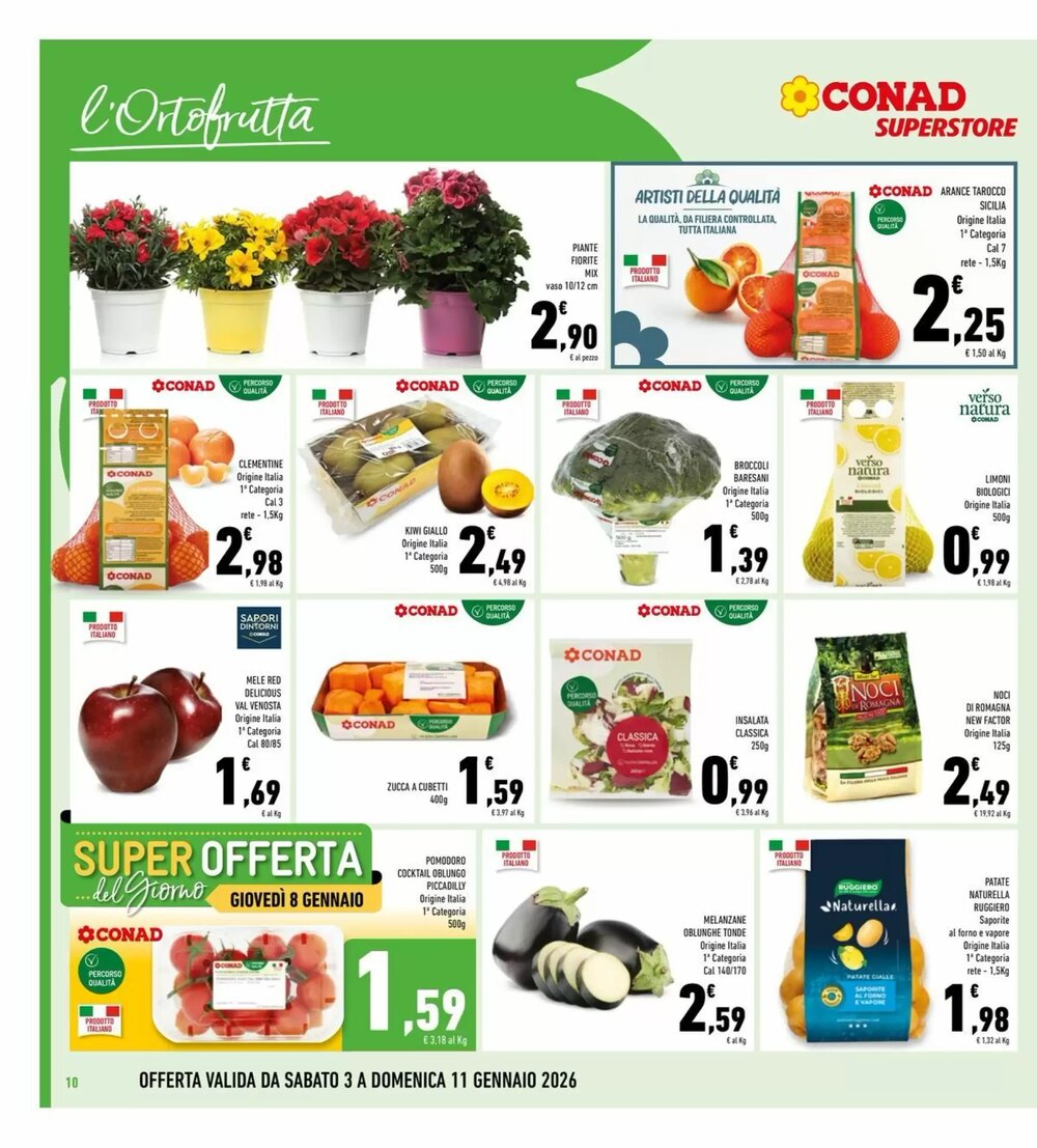 Volantino promozionale Conad Superstore  valide dal 03/01/2026 - Pagina 10.