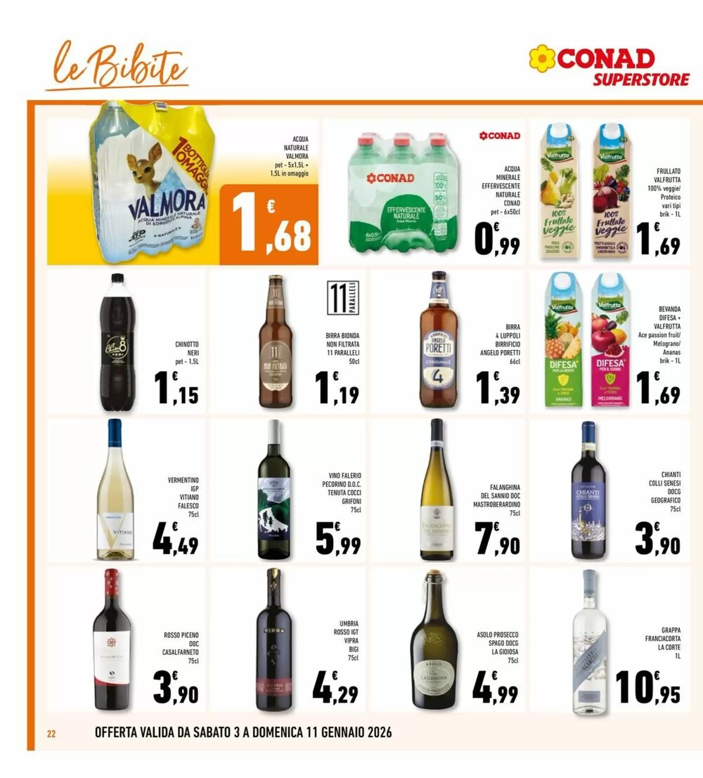 Volantino promozionale Conad Superstore  valide dal 03/01/2026 - Pagina 22.