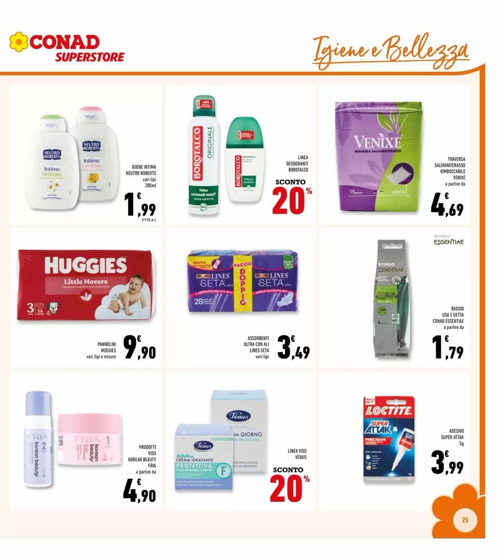 Volantino promozionale Conad Superstore  valide dal 03/01/2026 - Pagina 25.