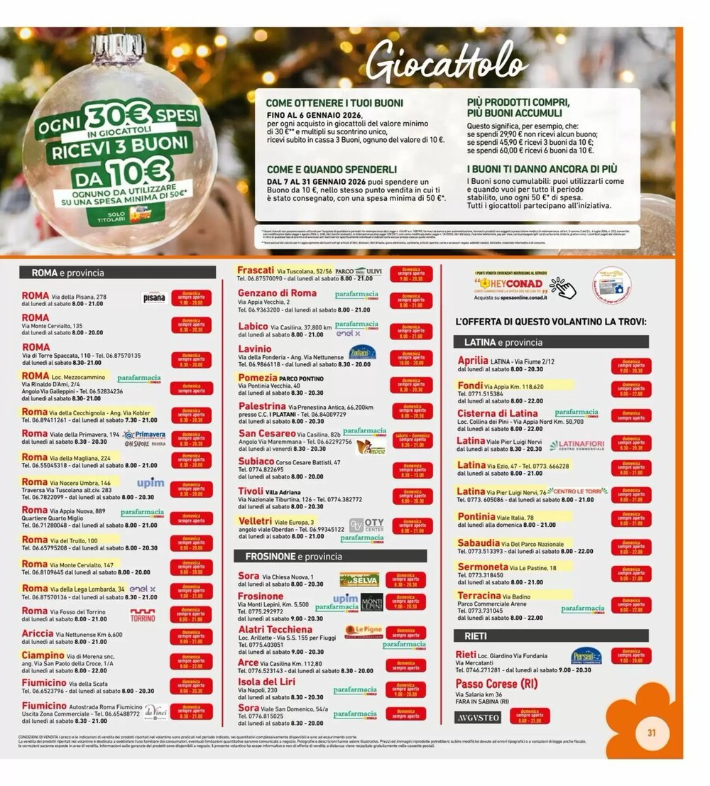 Volantino promozionale Conad Superstore  valide dal 03/01/2026 - Pagina 31.