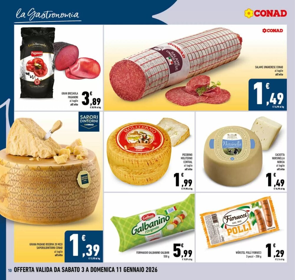 Volantino promozionale Conad  valide dal 03/01/2026 - Pagina 10.