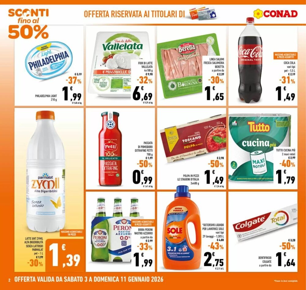 Volantino promozionale Conad  valide dal 03/01/2026 - Pagina 2.