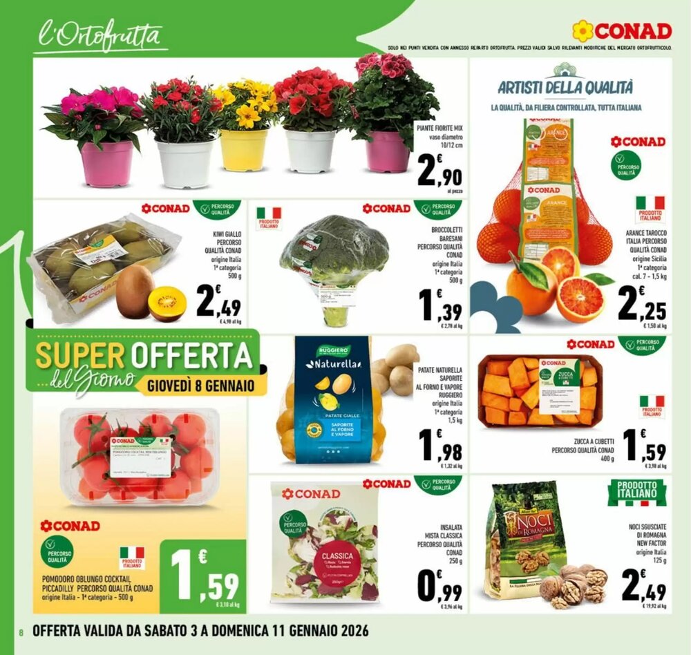 Volantino promozionale Conad  valide dal 03/01/2026 - Pagina 8.