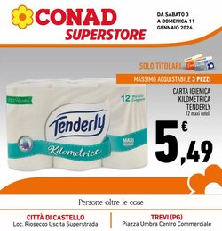 Volantino promozionale Conad Superstore valide dal 03/01/2026