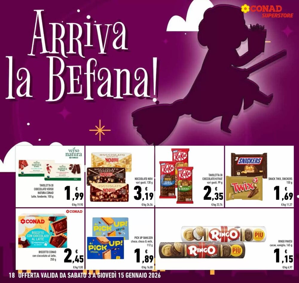 Volantino promozionale Conad Superstore  valide dal 03/01/2026 - Pagina 18.