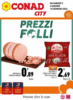 Volantino promozionale Conad City  valide dal 03/01/2026 - Pagina 1.