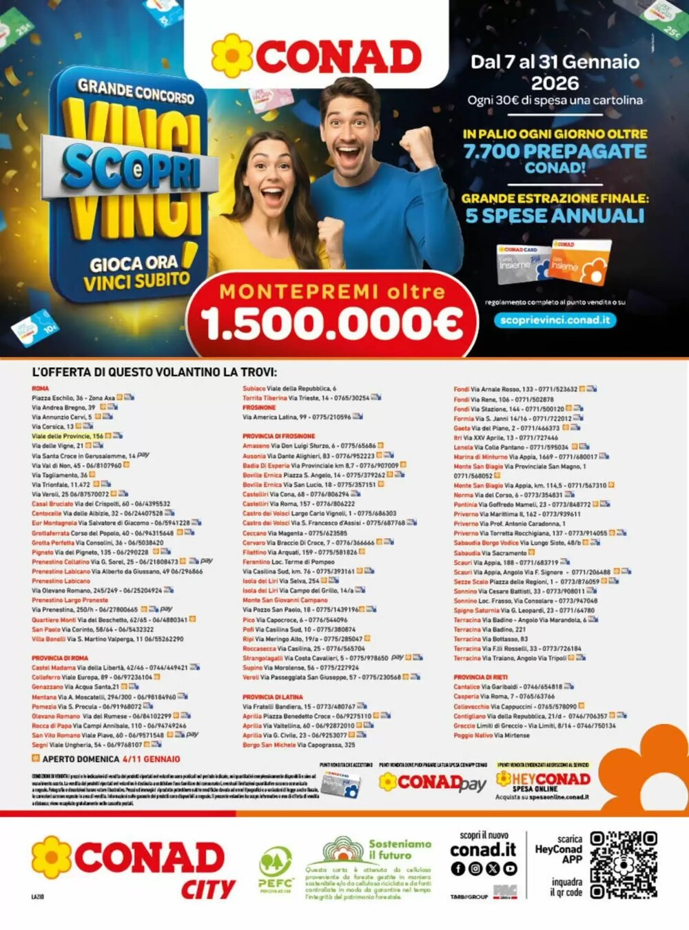 Volantino promozionale Conad City  valide dal 03/01/2026 - Pagina 16.