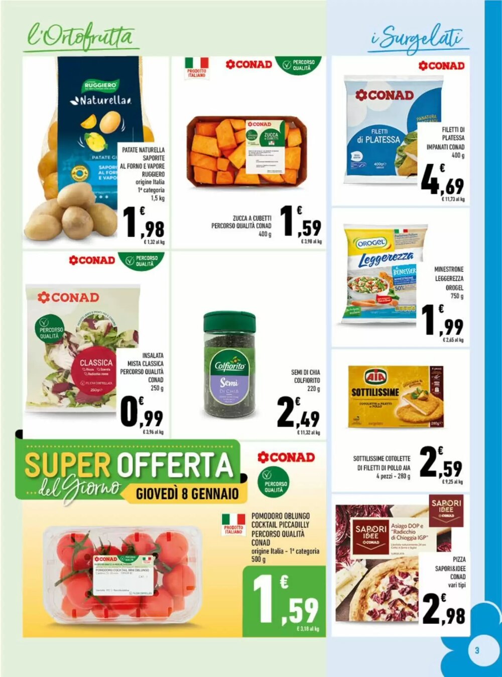 Volantino promozionale Conad City  valide dal 03/01/2026 - Pagina 3.