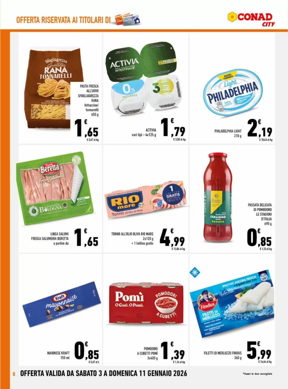 Volantino promozionale Conad City  valide dal 03/01/2026 - Pagina 6.