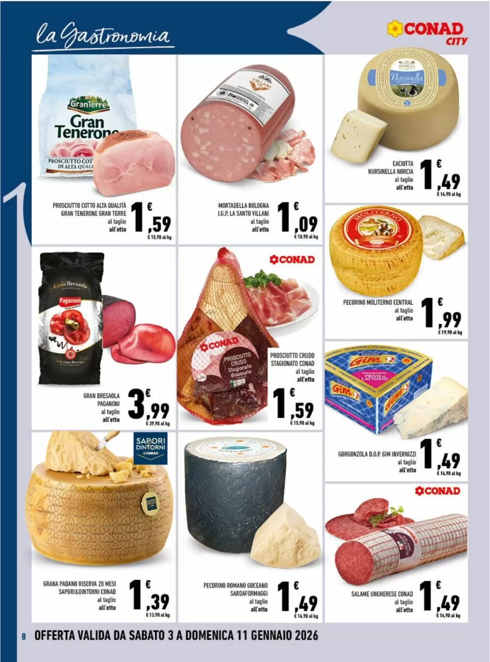 Volantino promozionale Conad City  valide dal 03/01/2026 - Pagina 8.