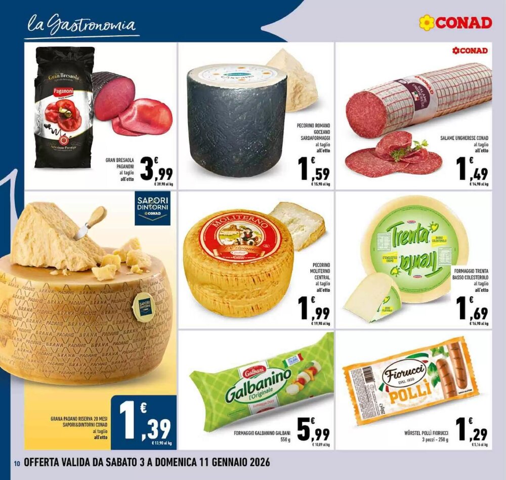 Volantino promozionale Conad  valide dal 03/01/2026 - Pagina 10.