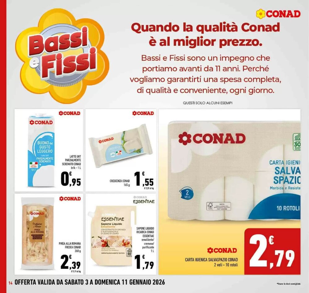 Volantino promozionale Conad  valide dal 03/01/2026 - Pagina 14.