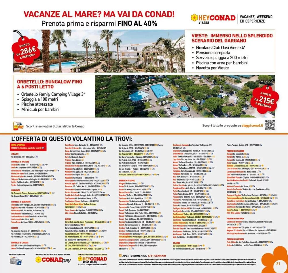 Volantino promozionale Conad  valide dal 03/01/2026 - Pagina 21.