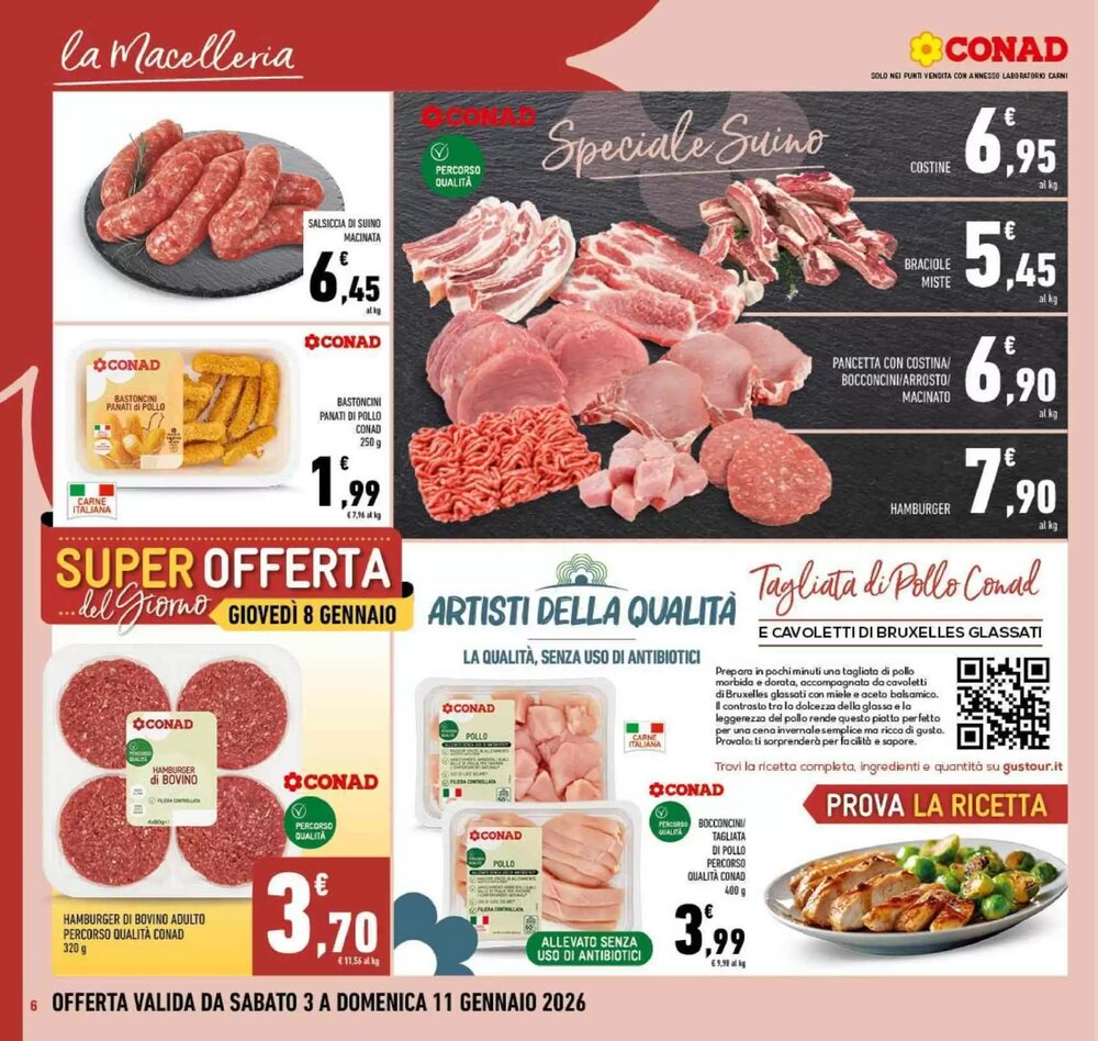 Volantino promozionale Conad  valide dal 03/01/2026 - Pagina 6.