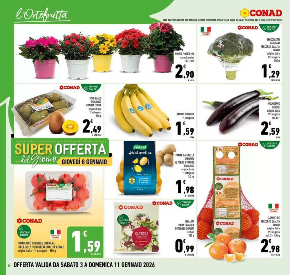 Volantino promozionale Conad  valide dal 03/01/2026 - Pagina 8.
